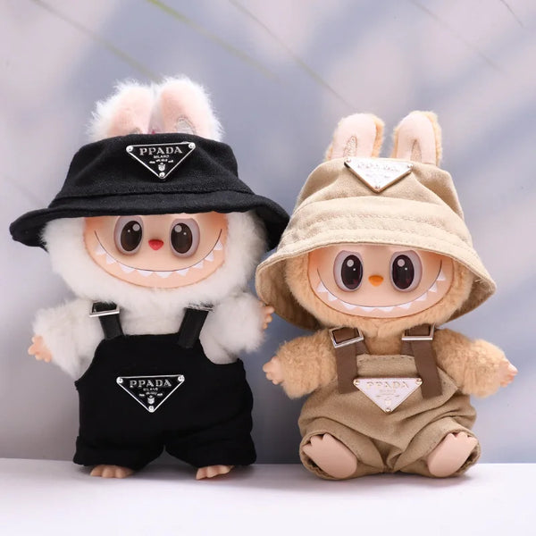 For 17cm Labubus Mini Doll luxury clothing Outfit